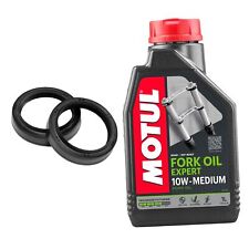 MF6009 Kit Paraoli Forcella + 1L Olio Fork Oil Motul 10W Honda SH 300 2007/2020