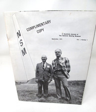 1975 NATIONAL SOARING MUSEUM Volume 1 Number 1 Glider Minimoa MU-13 Hutter H-17