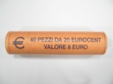 N. 1 ROLL DA 20 CENT. 2008 ITALIA - 40 MONETE - FDC