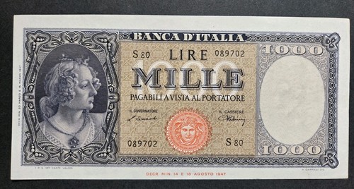 1000 lire italia ornata - 1000,