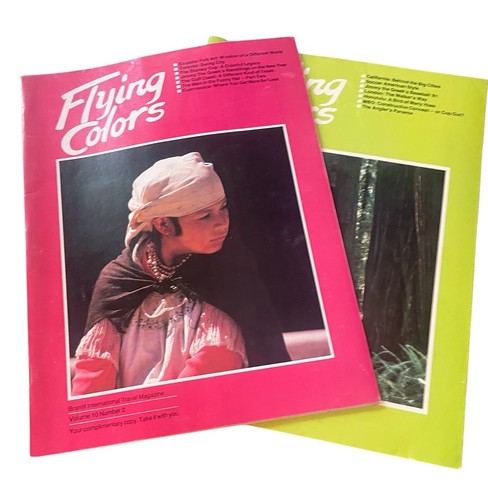 Rivista braniff 1981 colori - rivista,