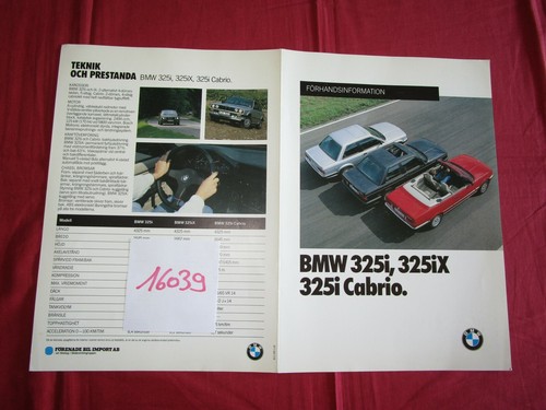 16039 bmw 325i 325ix - n°16039, 325i,325ix,325i