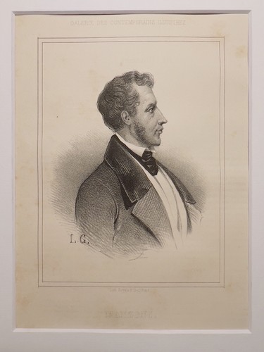 Ritratto manzoni litografia - manzoni,