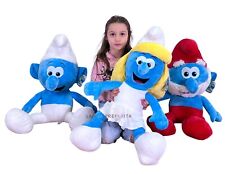 i PUFFI Peluche 80 cm Grande Puffo Puffetta Originale The Smurfs