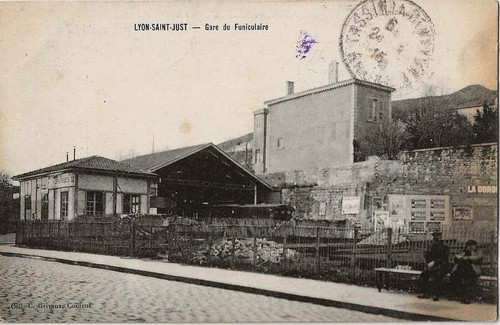 Cpa lyon saint just gare - cpa,