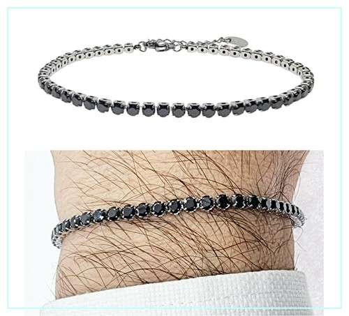 Bracciale tennis uomo donna - , in