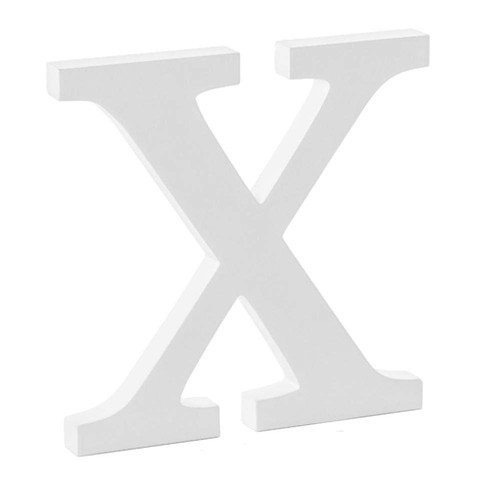 Lettera legno per la - x,