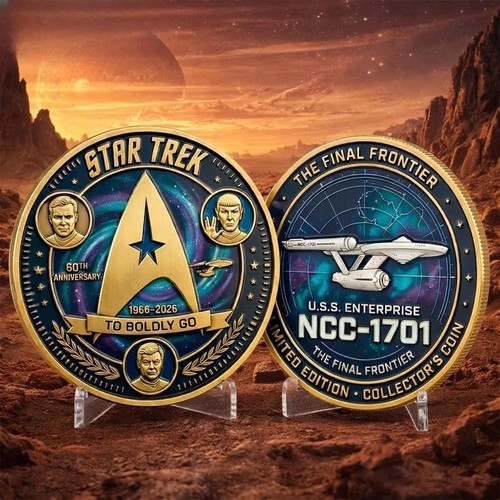Nuova moneta sfida star trek - sfida,
