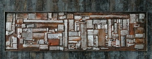 Quadro astratto materico