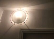 Lampada da parete LEUCOS anni 70 vintage VETRO MURANO