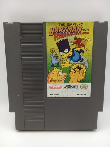 Nintendo nes 1992 i simpson - nintendo,