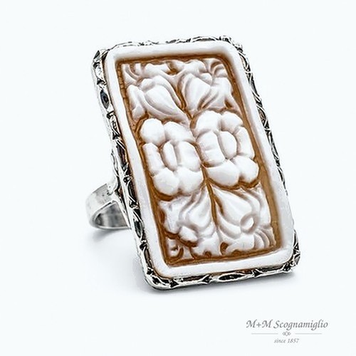Anello argento 925 cammeo - 925,