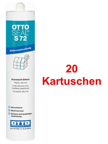 Ottoseal s72 20x310ml silicone - ottoseal,