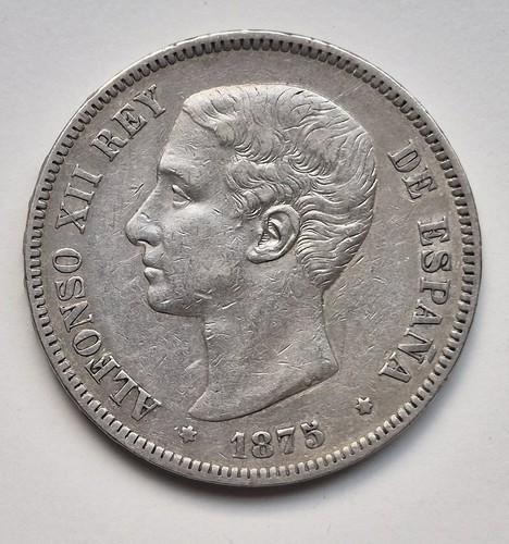 Spagna pesetas re - 5, ~