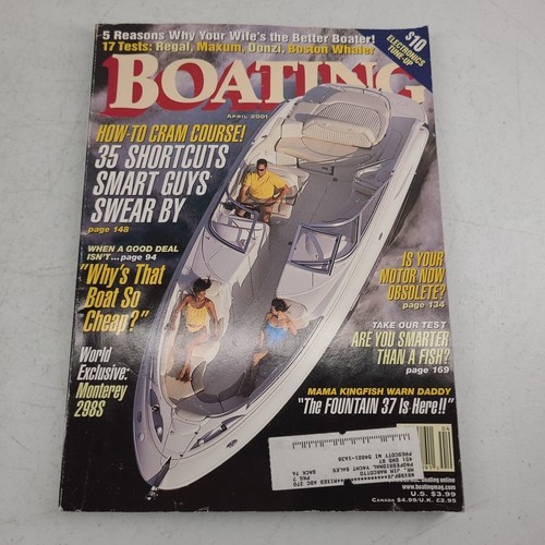 Boating magazine april 2001 - magazine,