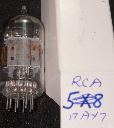 12ax7 rca black - rca,