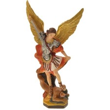 Statua in resina colorata san