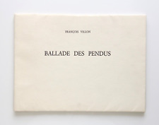 Francois Villon Ballade des