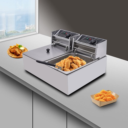 Friggitrice doppia 12l - doppia,
