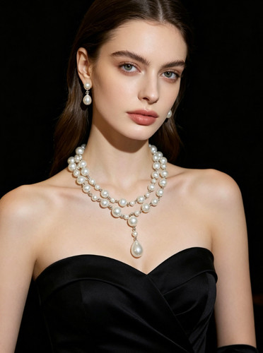 Set collana orecchini perle - collana, e