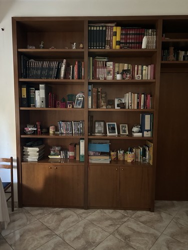 Libreria noce ripiani - libreria,