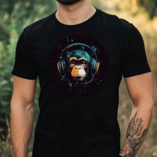 T-Shirt Herren Affe mit