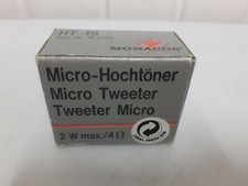 Monacor Tweeter Micro 2 W max./4 Ohm Art.HT-15 Best. Nr.10.0160