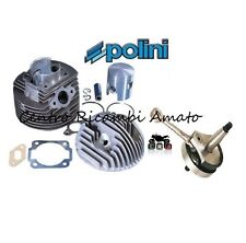 KIT MODIFICA GRUPPO TERMICO 130 POLINI + ALBERO MOTORE VESPA PK 50 S -FARO TONDO