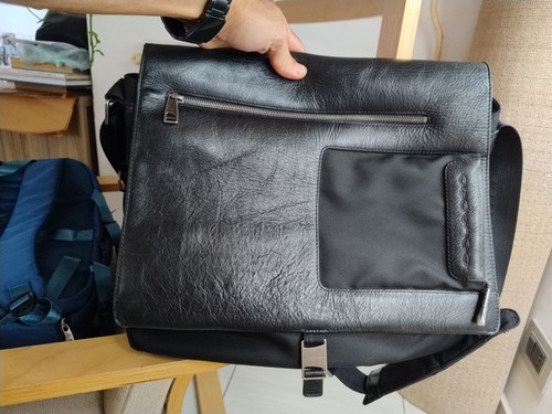 Borsa tracolla piquadro nera - borsa,