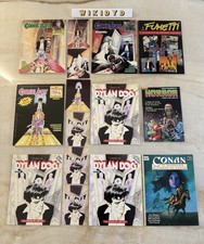 DYLAN DOG GLI INQUILINI ARCANI COMIC ART SET 7 RIVISTE + 6 CARTOLINE + ALLEGATI