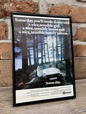 FRAMED 1980 MG Midget Advert |