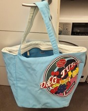 DOLCE & GABBANA D&G - BORSA da SPIAGGIA / TOTE BAG  a SPALLA AZZURRA