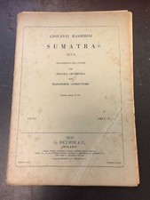 SPARTITO PER PICCOLA ORCHESTRA GIOVANNI MASSERINI SUMATRA JAVA 1930 RICORDI 