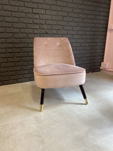 Poltrona velluto rosa lilla - poltrona, rosa/lilla