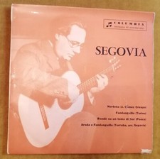 ANDRES SEGOVIA Chitarrista Disco 45 GIRI