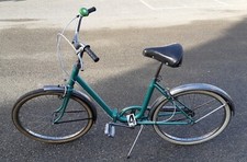 [04] BICICLETTA GRAZIELLA FRANCESINA DEL 1970  DI COLORE VERDE, RESTAURATA