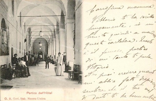 Dt266 cartolina nocera umbra - cartolina,