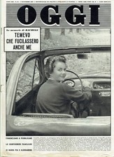 OGGI 1957/45=PIAGGIO VESPA 400=PASQUA ROTTA=CHRISTIAN DIOR=CHIARUSI BAGNO RIPOLI