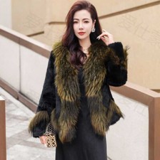 100% vera pelliccia giacca