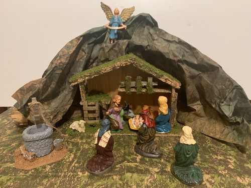 Presepe completo statuine e - completo, di