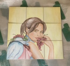 Volto ragazza con frutta -
