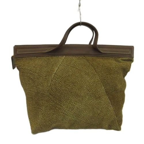 Borbonese handbag suede - borbonese,