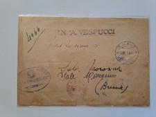 Piego da R. Nave Vespucci 30-11-1945 per Brescia