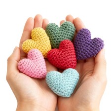 Handmade Crochet Hearts –