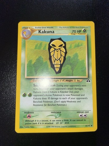 Pokemon kakuna neo discovery - pokemon,