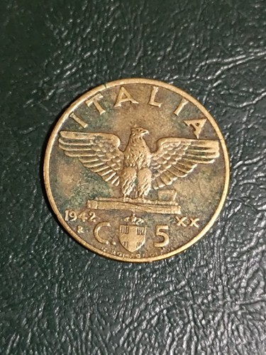 Moneta italia regno 5 - italia,