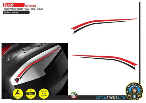 Adesivo valigie ducati - valigie,