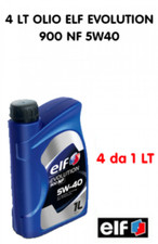 4 LT  OLIO MOTORE ELF Evolution 900 NF 5W-40 PER MOTORI BENZINA E DIESEL