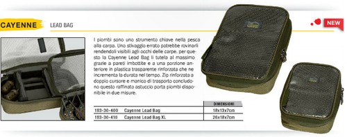 Kkarp cayenne lead bag - lead, xl