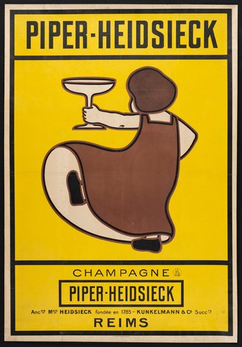 Affiche poster champagne - affiche,